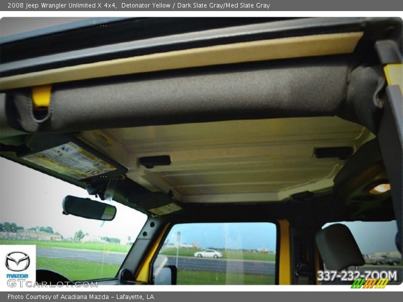 Detonator Yellow / Dark Slate Gray/Med Slate Gray 2008 Jeep Wrangler Unlimited X 4x4