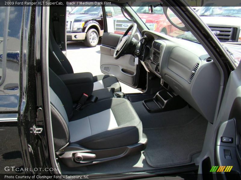 Black / Medium Dark Flint 2009 Ford Ranger XLT SuperCab