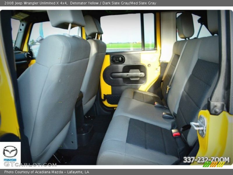 Detonator Yellow / Dark Slate Gray/Med Slate Gray 2008 Jeep Wrangler Unlimited X 4x4