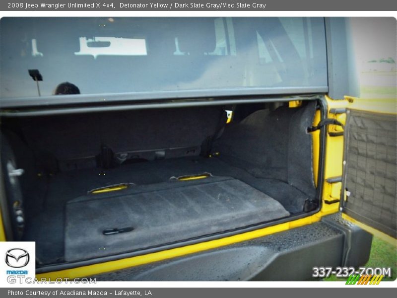 Detonator Yellow / Dark Slate Gray/Med Slate Gray 2008 Jeep Wrangler Unlimited X 4x4