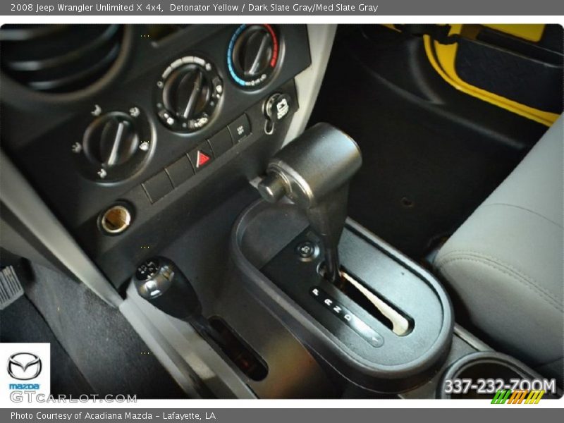 Detonator Yellow / Dark Slate Gray/Med Slate Gray 2008 Jeep Wrangler Unlimited X 4x4