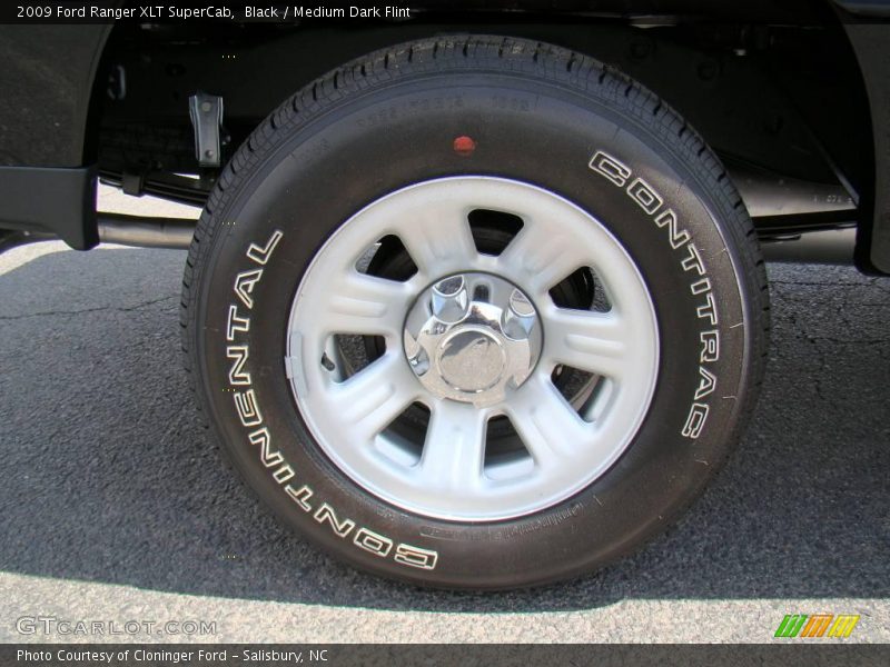 Black / Medium Dark Flint 2009 Ford Ranger XLT SuperCab