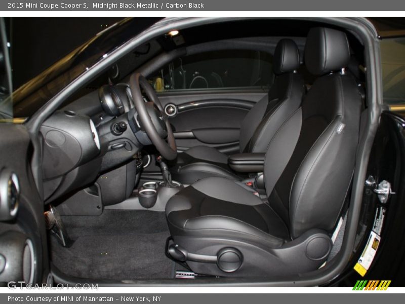  2015 Coupe Cooper S Carbon Black Interior