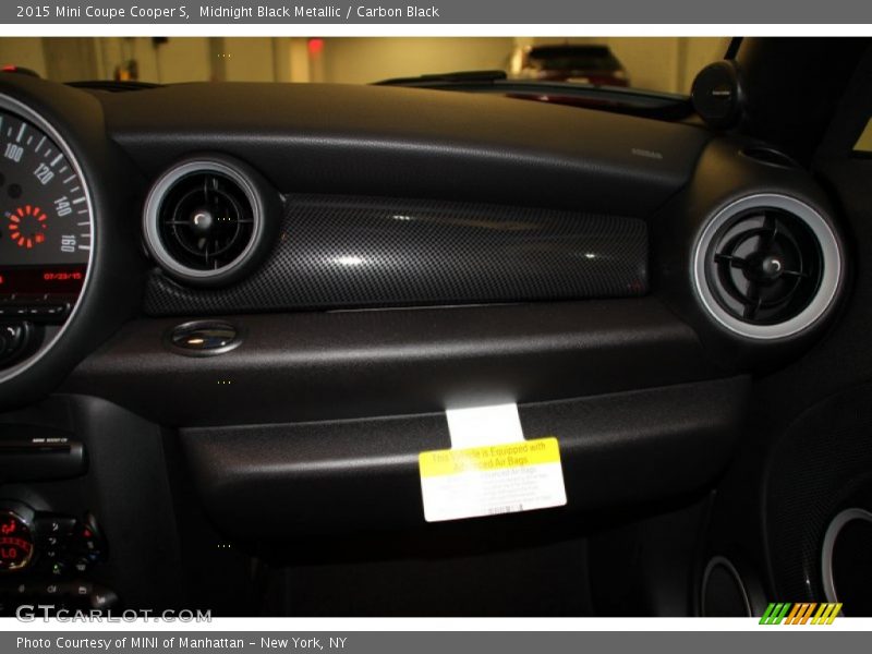 Midnight Black Metallic / Carbon Black 2015 Mini Coupe Cooper S