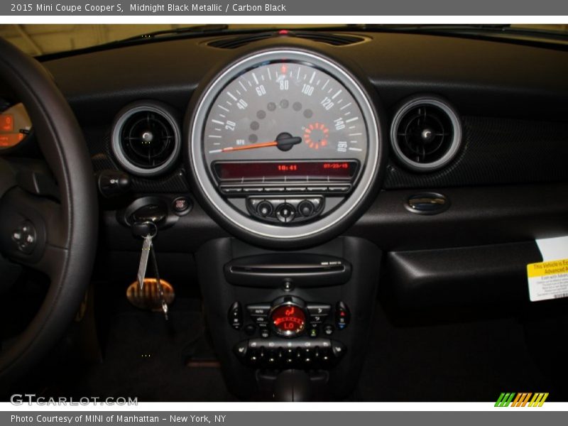 Midnight Black Metallic / Carbon Black 2015 Mini Coupe Cooper S