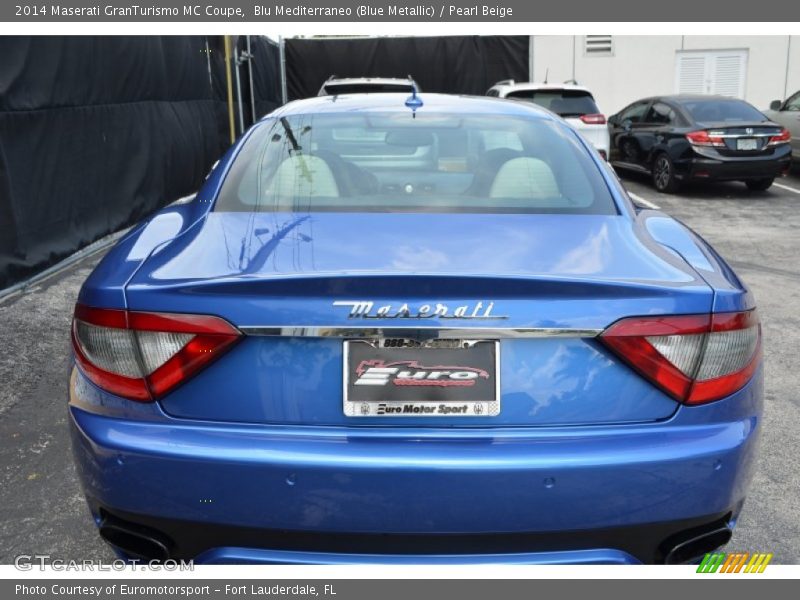 Blu Mediterraneo (Blue Metallic) / Pearl Beige 2014 Maserati GranTurismo MC Coupe