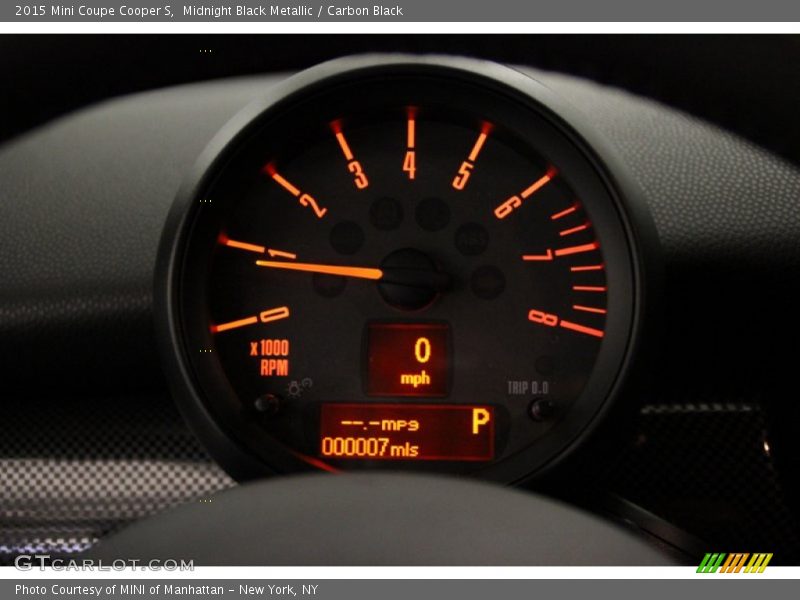 Midnight Black Metallic / Carbon Black 2015 Mini Coupe Cooper S