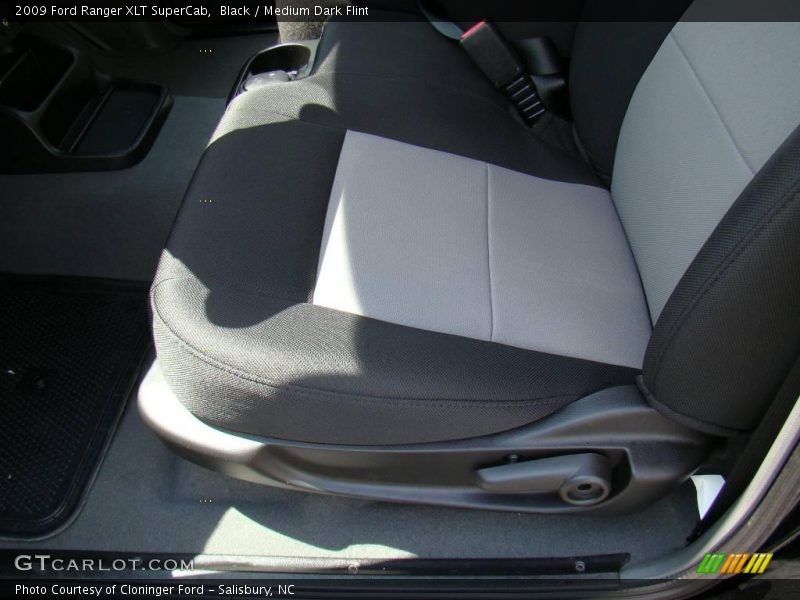 Black / Medium Dark Flint 2009 Ford Ranger XLT SuperCab