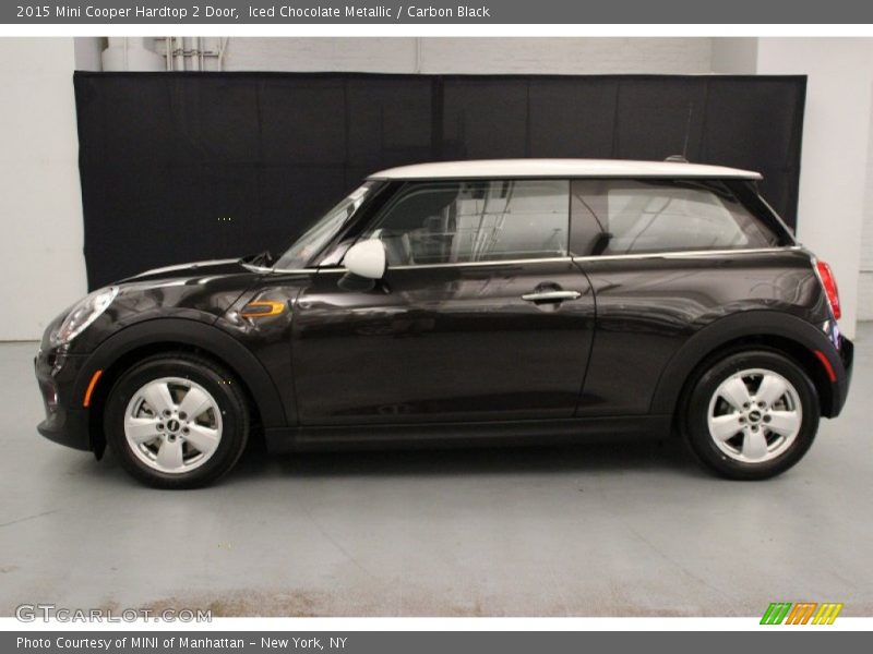 Iced Chocolate Metallic / Carbon Black 2015 Mini Cooper Hardtop 2 Door