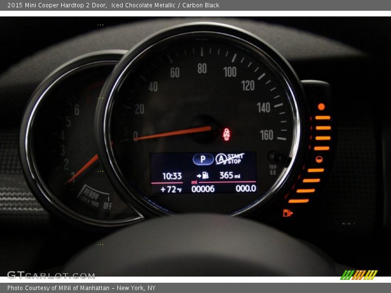 Iced Chocolate Metallic / Carbon Black 2015 Mini Cooper Hardtop 2 Door