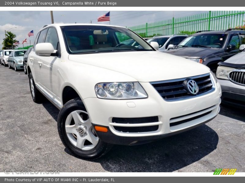 Campanella White / Pure Beige 2004 Volkswagen Touareg V6