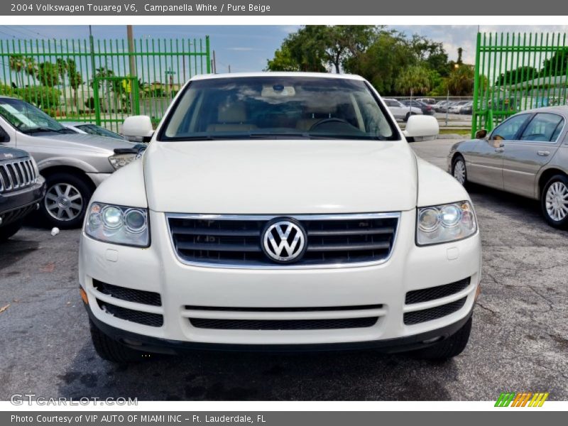 Campanella White / Pure Beige 2004 Volkswagen Touareg V6