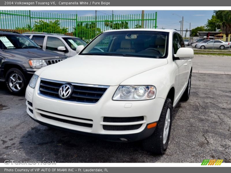 Campanella White / Pure Beige 2004 Volkswagen Touareg V6