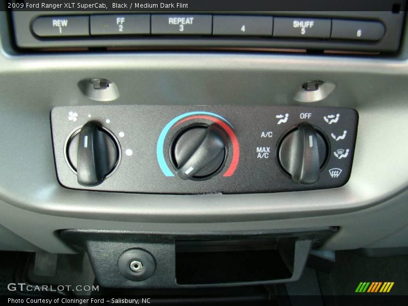 Black / Medium Dark Flint 2009 Ford Ranger XLT SuperCab