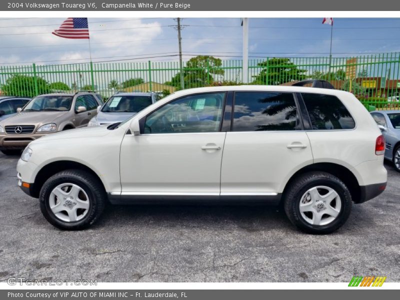 Campanella White / Pure Beige 2004 Volkswagen Touareg V6