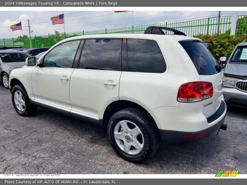 Campanella White / Pure Beige 2004 Volkswagen Touareg V6