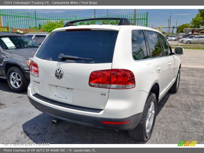 Campanella White / Pure Beige 2004 Volkswagen Touareg V6