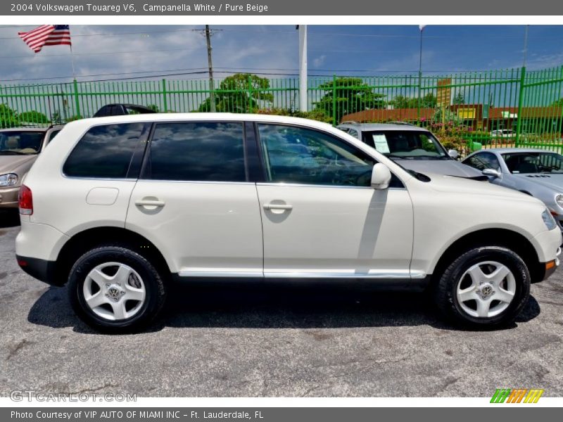 Campanella White / Pure Beige 2004 Volkswagen Touareg V6