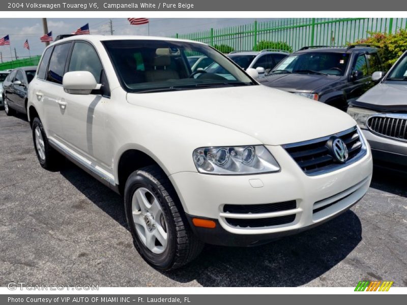 Campanella White / Pure Beige 2004 Volkswagen Touareg V6