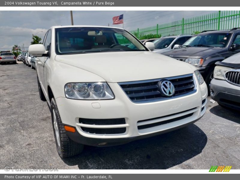 Campanella White / Pure Beige 2004 Volkswagen Touareg V6