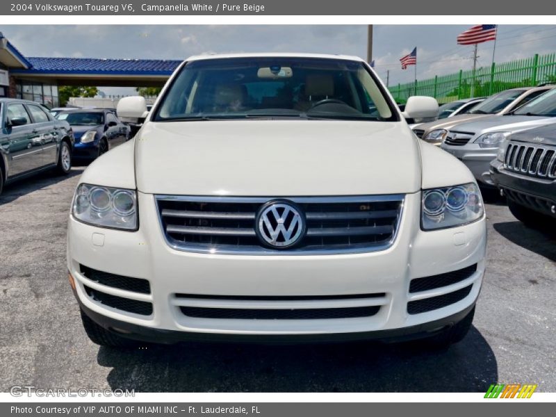 Campanella White / Pure Beige 2004 Volkswagen Touareg V6