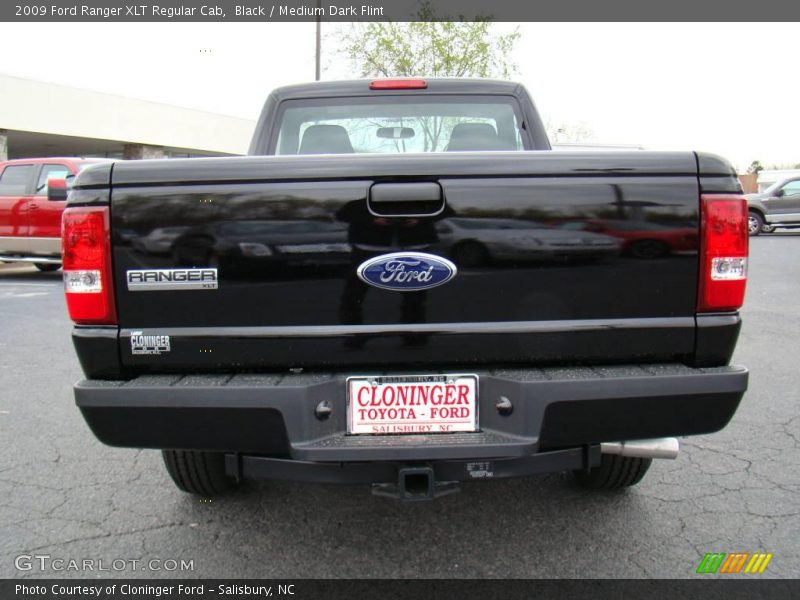 Black / Medium Dark Flint 2009 Ford Ranger XLT Regular Cab