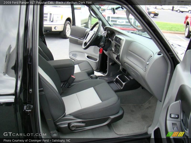 Black / Medium Dark Flint 2009 Ford Ranger XLT Regular Cab