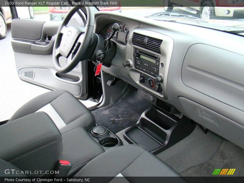 Black / Medium Dark Flint 2009 Ford Ranger XLT Regular Cab