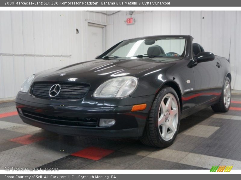 Bahama Blue Metallic / Oyster/Charcoal 2000 Mercedes-Benz SLK 230 Kompressor Roadster