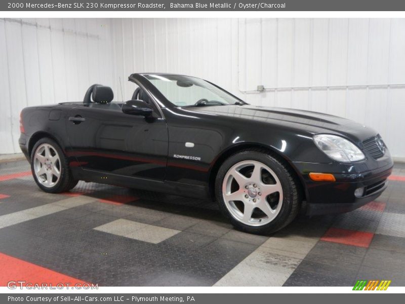 Bahama Blue Metallic / Oyster/Charcoal 2000 Mercedes-Benz SLK 230 Kompressor Roadster