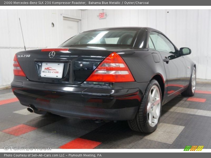 Bahama Blue Metallic / Oyster/Charcoal 2000 Mercedes-Benz SLK 230 Kompressor Roadster