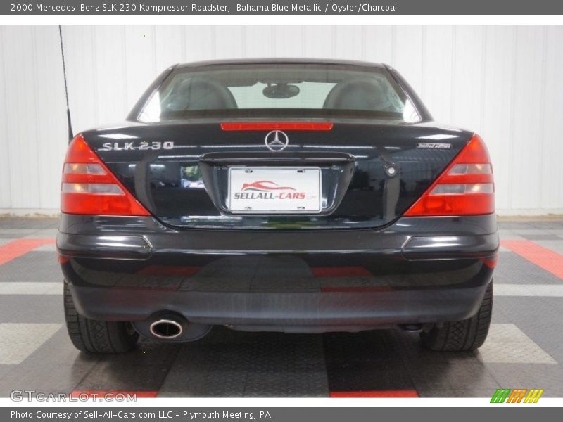 Bahama Blue Metallic / Oyster/Charcoal 2000 Mercedes-Benz SLK 230 Kompressor Roadster