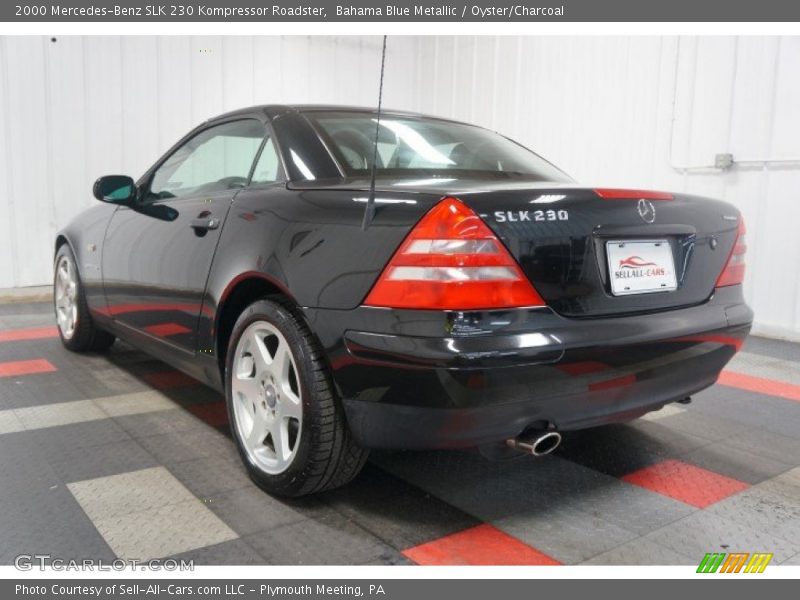 Bahama Blue Metallic / Oyster/Charcoal 2000 Mercedes-Benz SLK 230 Kompressor Roadster