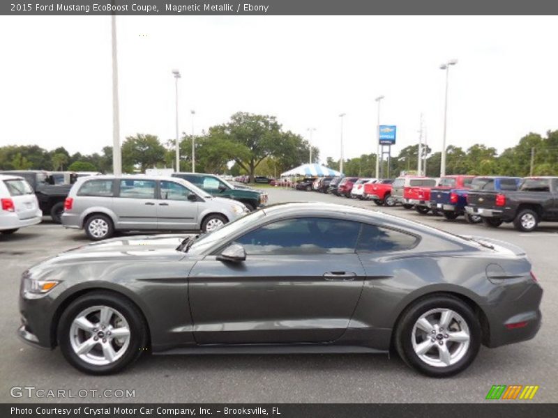 Magnetic Metallic / Ebony 2015 Ford Mustang EcoBoost Coupe