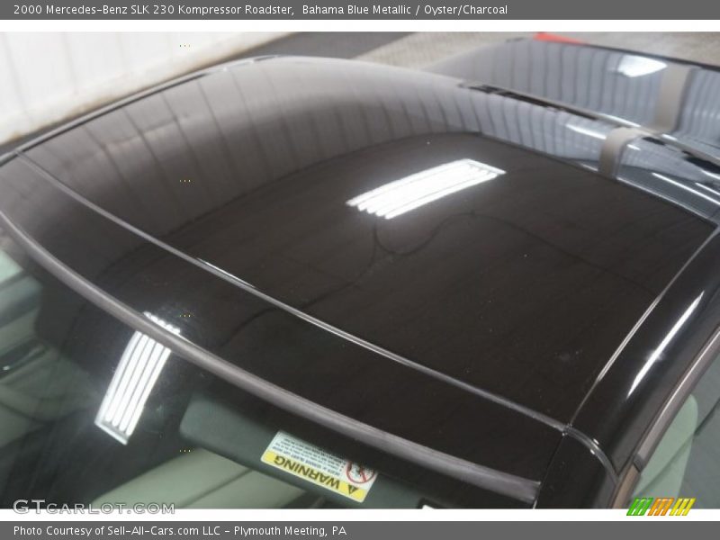 Bahama Blue Metallic / Oyster/Charcoal 2000 Mercedes-Benz SLK 230 Kompressor Roadster
