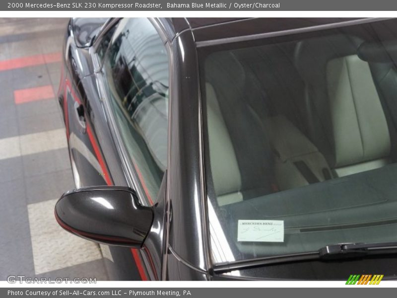 Bahama Blue Metallic / Oyster/Charcoal 2000 Mercedes-Benz SLK 230 Kompressor Roadster