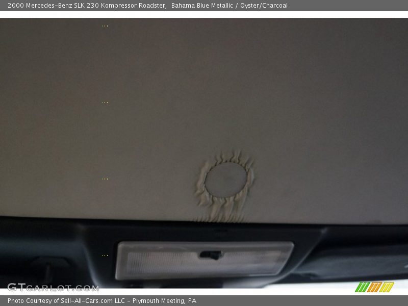 Bahama Blue Metallic / Oyster/Charcoal 2000 Mercedes-Benz SLK 230 Kompressor Roadster