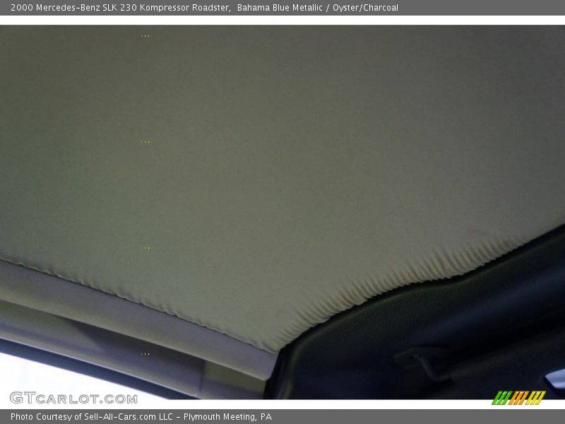 Bahama Blue Metallic / Oyster/Charcoal 2000 Mercedes-Benz SLK 230 Kompressor Roadster