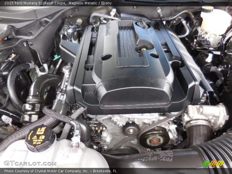 Magnetic Metallic / Ebony 2015 Ford Mustang EcoBoost Coupe