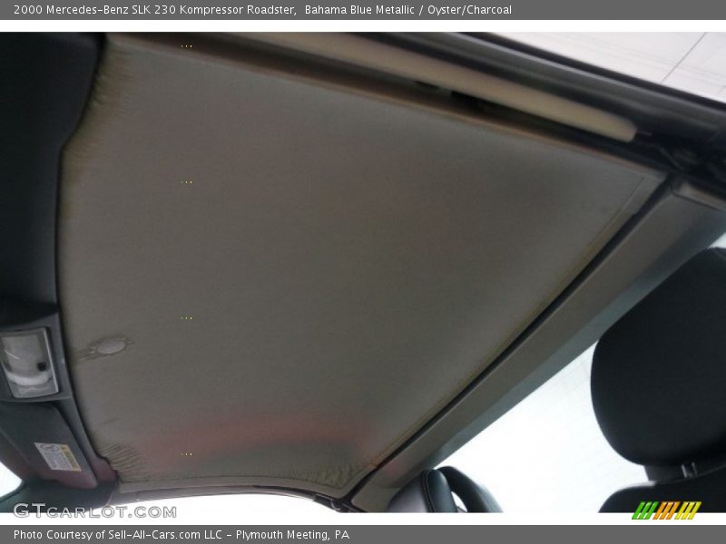 Bahama Blue Metallic / Oyster/Charcoal 2000 Mercedes-Benz SLK 230 Kompressor Roadster