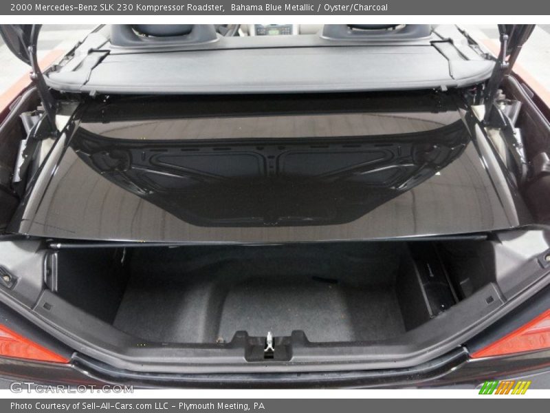 Bahama Blue Metallic / Oyster/Charcoal 2000 Mercedes-Benz SLK 230 Kompressor Roadster