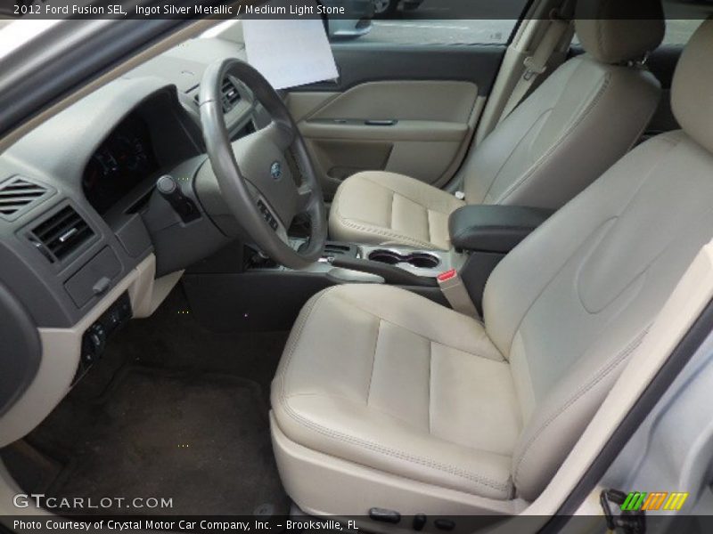 Ingot Silver Metallic / Medium Light Stone 2012 Ford Fusion SEL