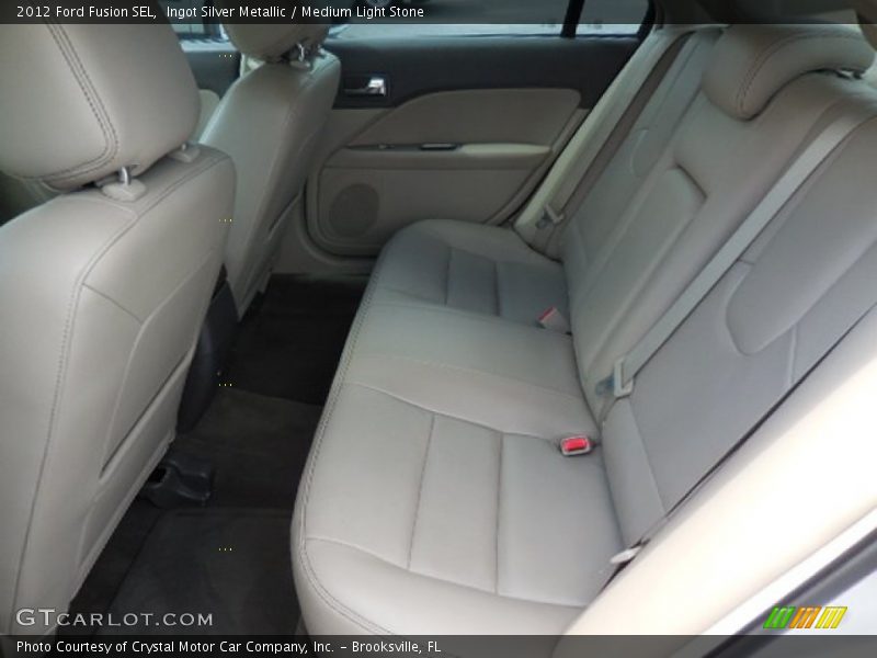 Ingot Silver Metallic / Medium Light Stone 2012 Ford Fusion SEL
