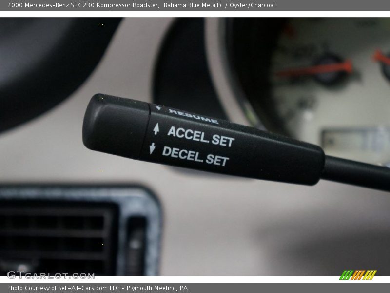 Bahama Blue Metallic / Oyster/Charcoal 2000 Mercedes-Benz SLK 230 Kompressor Roadster