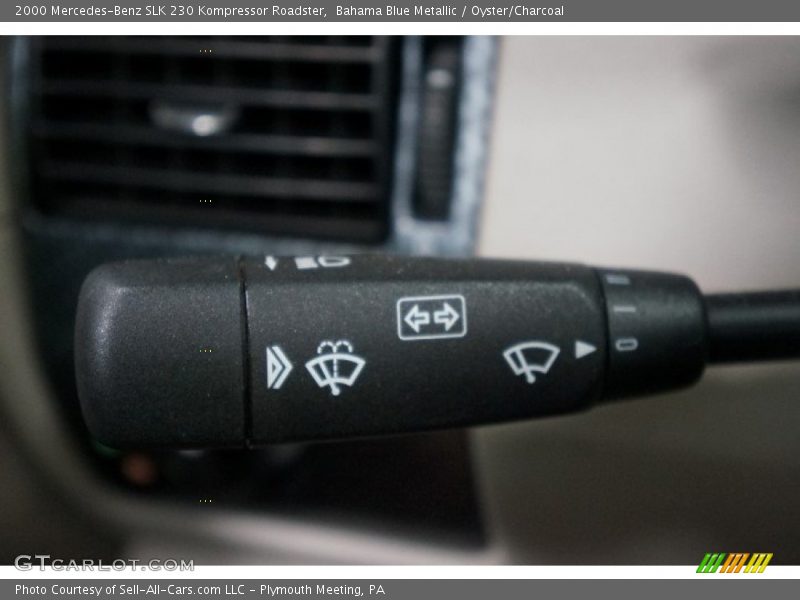 Bahama Blue Metallic / Oyster/Charcoal 2000 Mercedes-Benz SLK 230 Kompressor Roadster