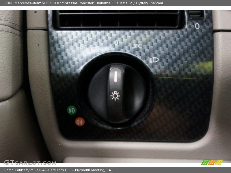 Bahama Blue Metallic / Oyster/Charcoal 2000 Mercedes-Benz SLK 230 Kompressor Roadster