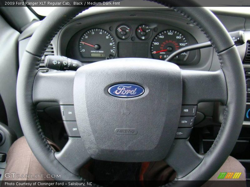 Black / Medium Dark Flint 2009 Ford Ranger XLT Regular Cab