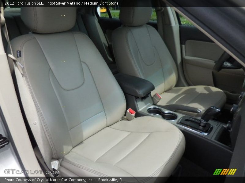 Ingot Silver Metallic / Medium Light Stone 2012 Ford Fusion SEL