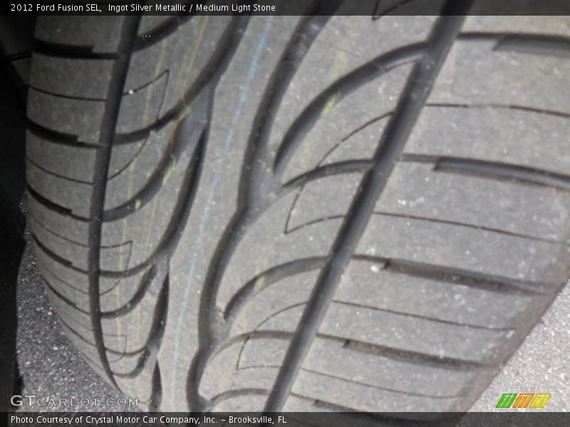Ingot Silver Metallic / Medium Light Stone 2012 Ford Fusion SEL