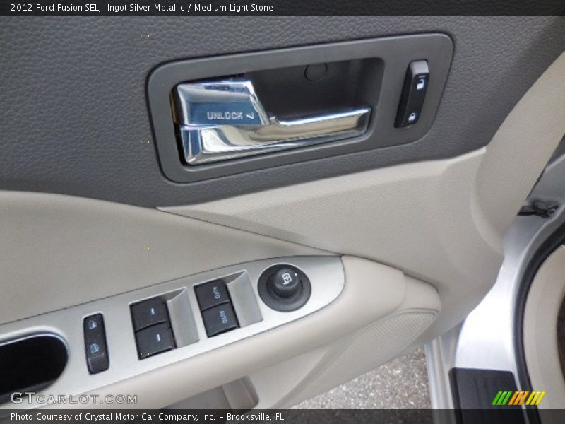 Ingot Silver Metallic / Medium Light Stone 2012 Ford Fusion SEL